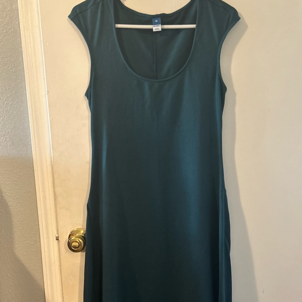 Old Navy Teal Maxi Dress